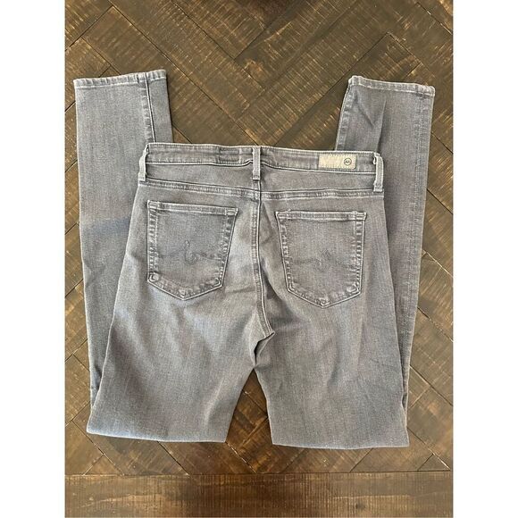 AG Adriano Goldschmied Gray The Prima Mid Rise Cigarette Skinny Stretch Jeans Si - Picture 7 of 7